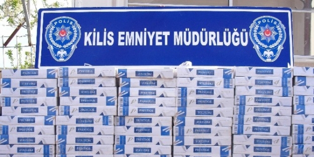 Kilis’te, 20 Bin Paket Kaçak Sigara Yakalandı