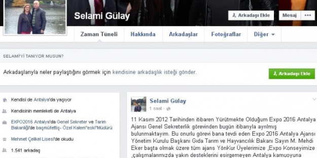 EXPO 2016’da istifa depremi