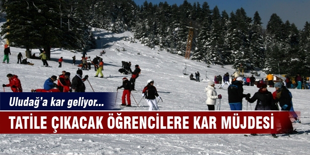 Tatilcilere kar müjdesi