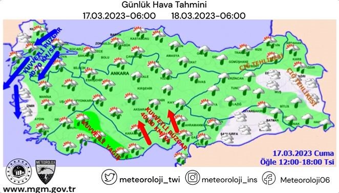 Meteoroloji'den son dakika uyarısı: Kuvvetli yağış, sel baskını ve fırtına bekleniyor