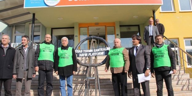 Bursa'da termik santral tepkisi