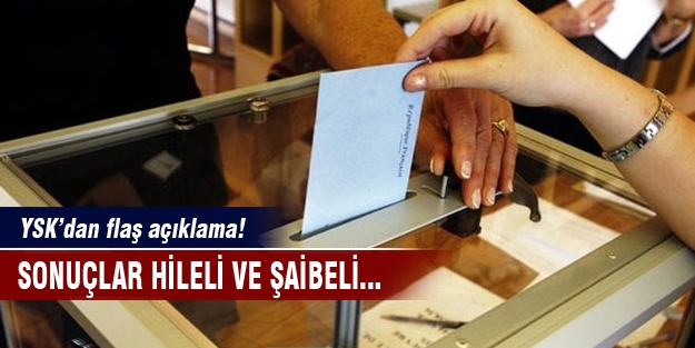 YSK'dan sert açıklama