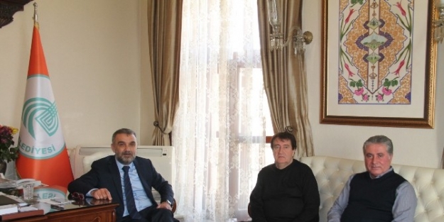 Shp Edirne Eski İl Başkanı Ertuğrul, Edirne Belediye Başkan Vekili Şahin’i Ziyaret Etti