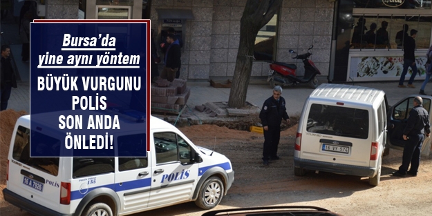 Bursa'da büyük vurguna polis engeli!