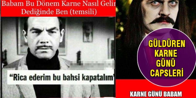 En çok tıklanan karne günü capsleri