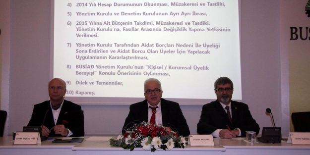 BUSİAD'ın 2015 bütçesi 1 milyon lira