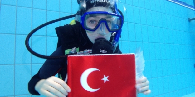 Avrupa'nın en küçük dalgıcı