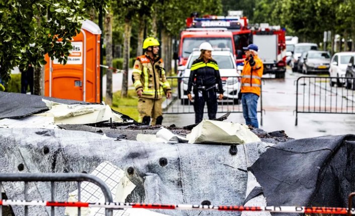 Hollanda'da hortum; 1 ölü, 10 yaralı