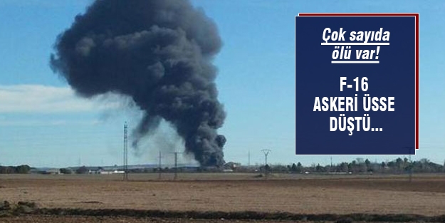Eğitim uçuşu yapan F-16 düştü!