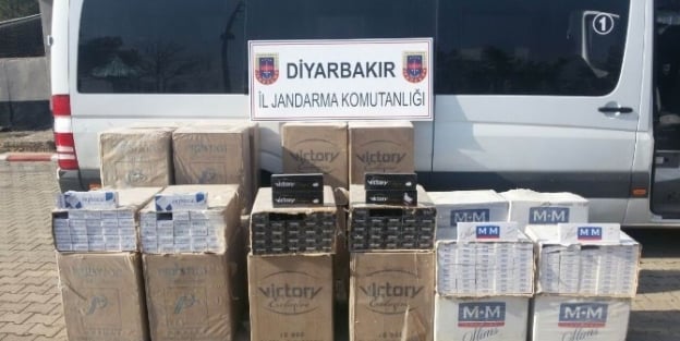 Diyarbakır’da 18 Bin Paket Kaçak Sigara Ele Geçirildi