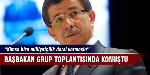 Ahmet Davutoğlu "Muhalefetin gönül dili yok"