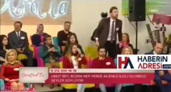 Esra Erol'a kızıp canlı yayını terk etti