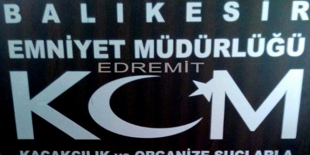 Edremit’te Ecstasy Operasyonu