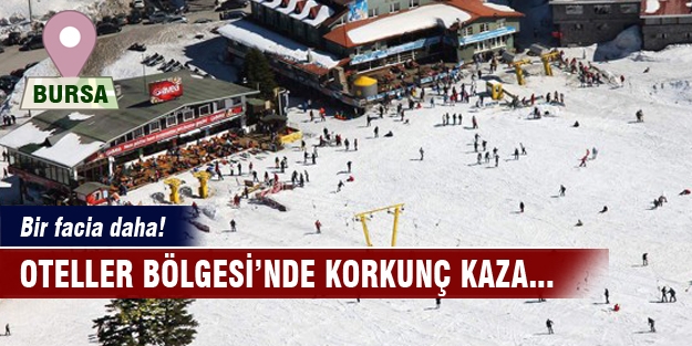 Uludağ'da feci kaza!