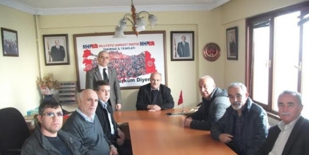 Add Tekirdağ Şubesi, Mhp Tekirdağ İl Başkanlığını Ziyaret Etti