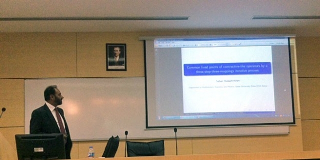 Qatar Üniversitesi Öğretim Üyesi Prof. Khan, Saü’de Seminer Verdi