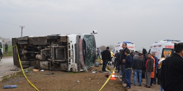 Hatay’da Yolcu Otobüsü Devrildi: 2 Ölü, 15 Yaralı