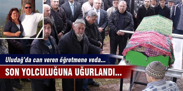 Uludağ'da arabanın altında kalan Aladağ son yolculuğuna uğurlandı