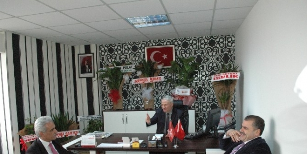 Türkiye Gazetesi Ve İhlas Pazarlama Yönetiminden Bik Müdürü Nihat Abacıya Ziyaret