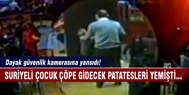 Burger King'teki dayak kameralara yansıdı