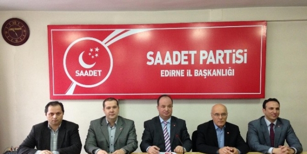 Saadet Partisi Edirne İl Teşkilatı ’saadet Partisi Esnafı Dinliyor’ Anketi Düzenledi