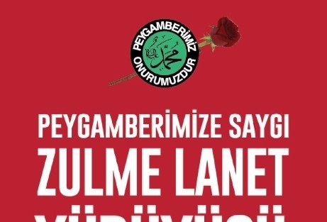 Estp’den Peygambere Saygı Ve Zulme Lanet Yürüyüşü