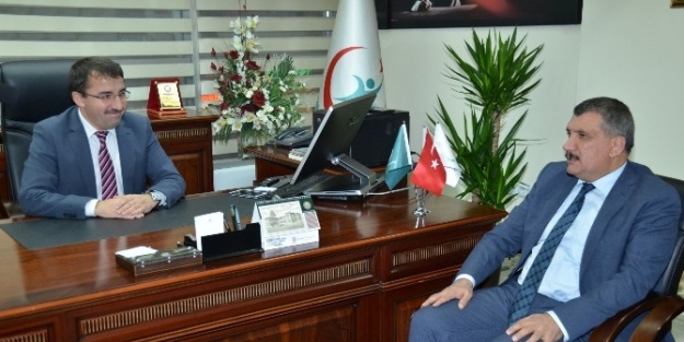 Başkan Gürkan, Ataseven’i Ve Kurt’u Ziyaret Etti