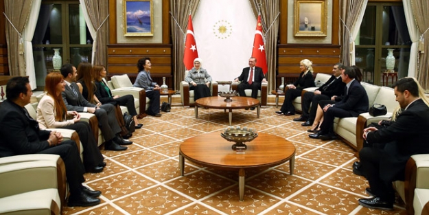 Saray'da sürpriz  buluşma