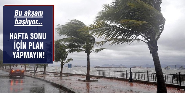 Hafta sonu plan yapmayın!