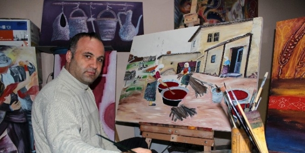 ZABIT KATİBİ HEYKEL TRAŞ VE RESSAM OLDU