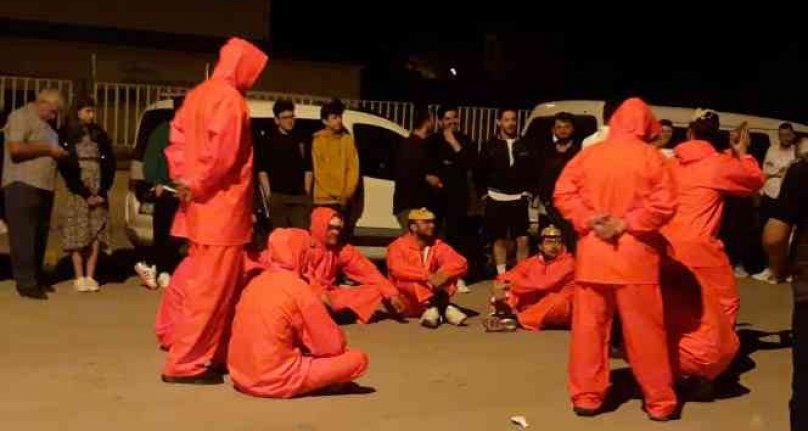 Bursa'da La Casa De Papel'li çiftetelli