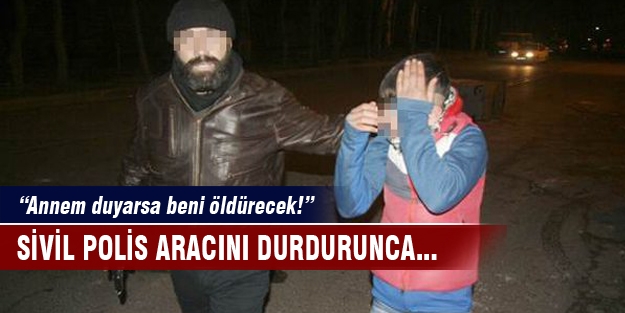 Sivil polisi durdurunca planlar değişti