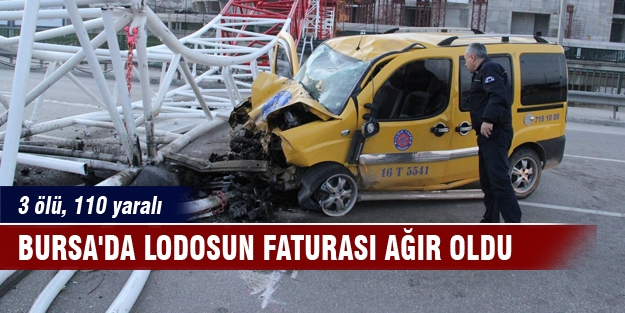 Lodos Bursa'yı yıktı geçti