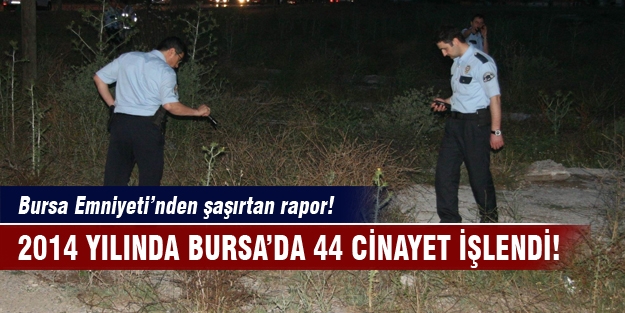 Bursa'da cinayetler azaldı!