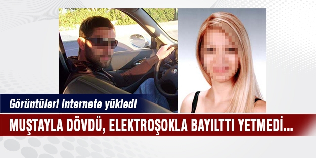 Şok cihazlı tecavüzün görüntülerini internete yaydı!