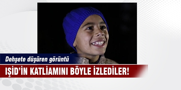 Küçük çocuk IŞİD vahşetini böyle izledi!