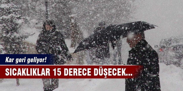 Sibirya soğukları geliyor!