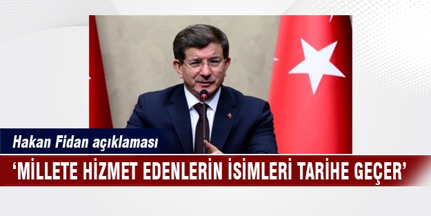 Başbakan'dan Hakan Fidan açıklaması