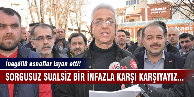 İnegöllü esnaflar karara tepkili