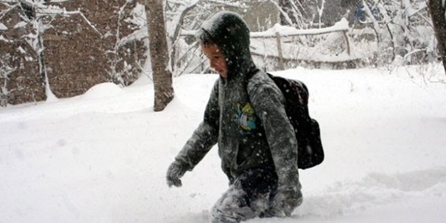 O ilde okullara kar tatili!