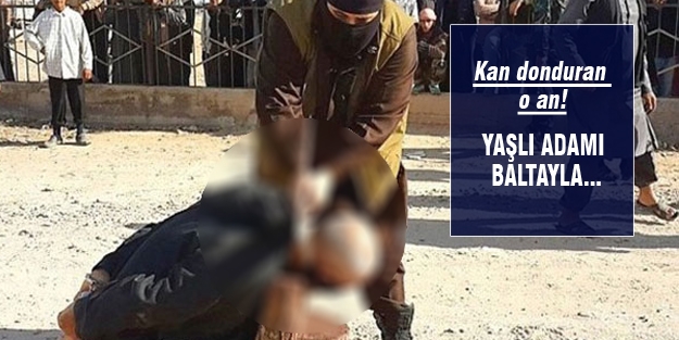 60 yaşındaki adamın kafasını baltayla kestiler