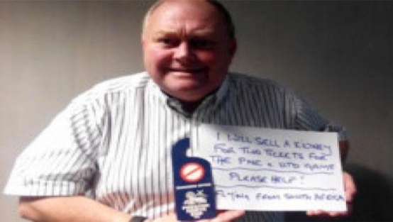 Maça gidebilmek için organını satışa çıkardı