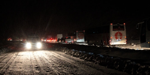 Araçlar yolda kaldı!