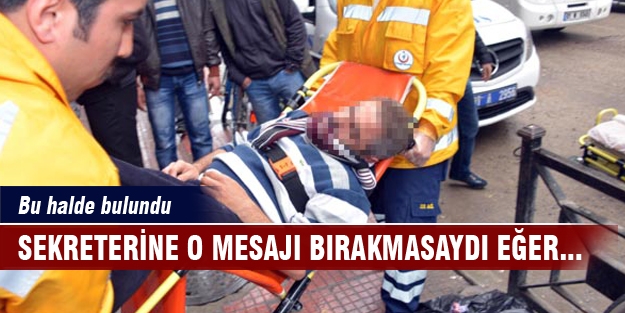 Sekreterine mesaj atmasaydı eğer...