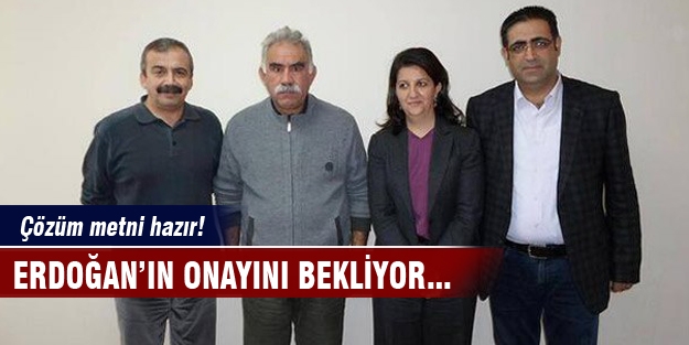 Çözüm metni Kandile gönderildi!