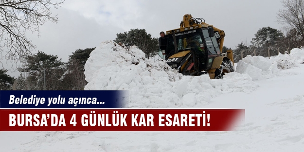 4 günlük kar esareti son buldu