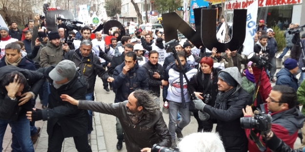 TMMOB yürüyüşünde gerginlik