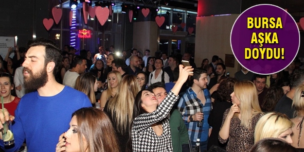 Bursa'da 14 Şubat coşkusu