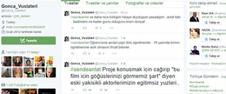 Kadınlar #Sendeanlat etiketinde buluştu!