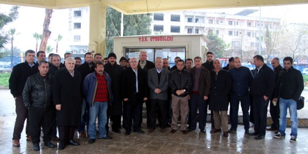 Tarsuslu şoförler Özgecan cinayetini kınadı!